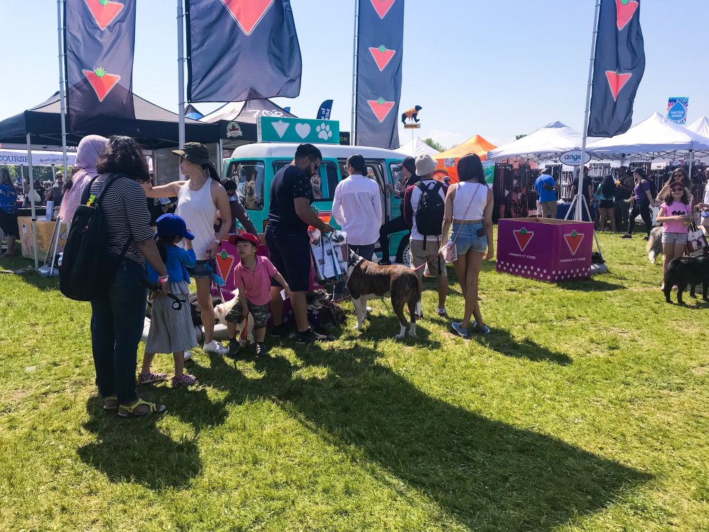 Our Trip to Woofstock - North America?s Largest Festival for Dogs Canadian Tire Booth