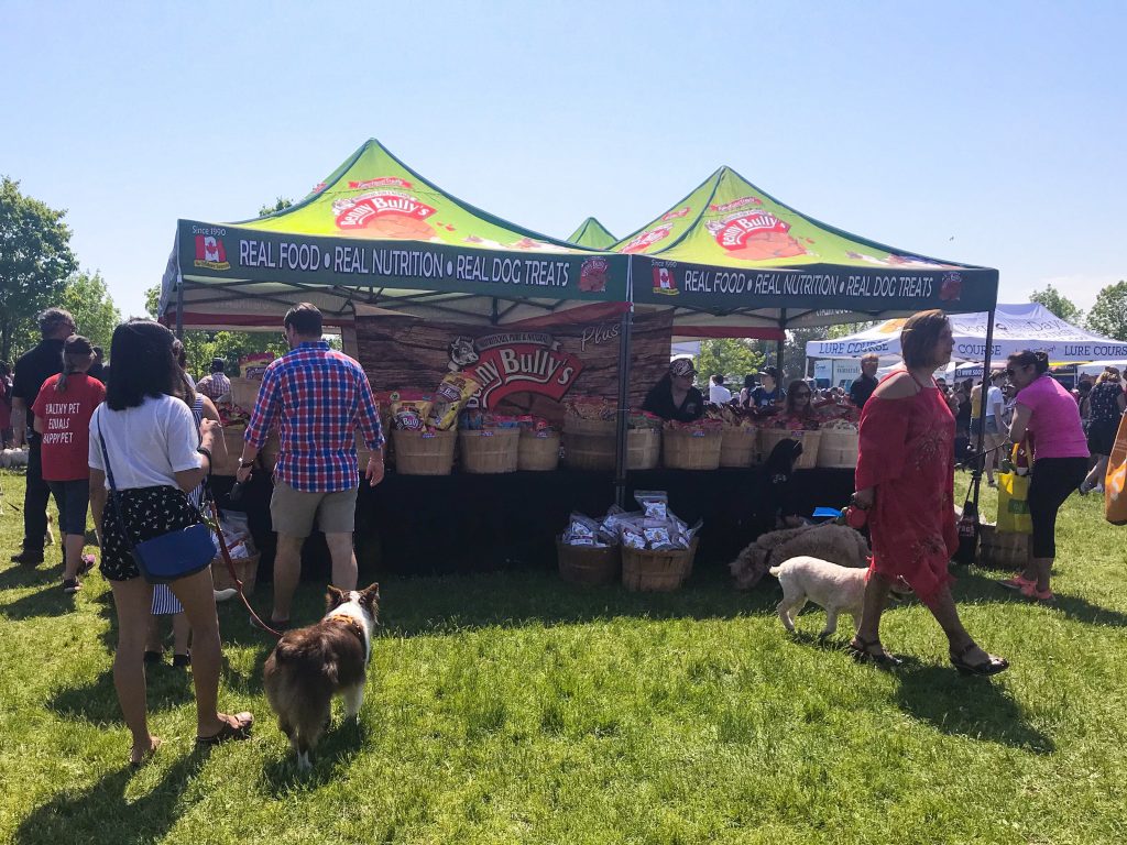 Our Trip to Woofstock - North America?s Largest Festival for Dogs Benny Bully's Booth